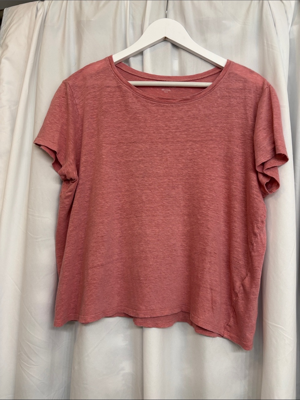 Eileen Fisher Short Sleeve Tee in Dusty Rose